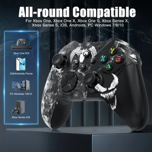 Wireless Controller For Xbox One Series X/S Pc Wifi Gaming Gamepad With 6-Axis Gyro Sensor Dual Vibration Hall Effect Joystick