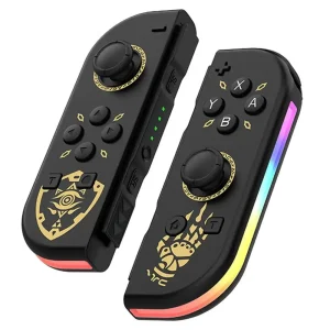 Joypad Controller (L/R) for Switch, Wireless Joypad Replacement for Switch Controller Dual Vibration/RGB Light